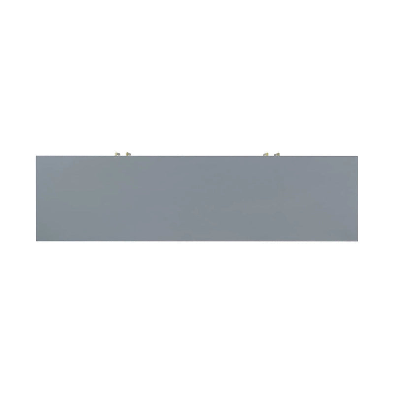 Madia a 4 ante bicolore blu navy/nero e bianco/grigio, da assemblare in 1 persona