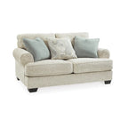 Divanetto due posti in ciniglia beige