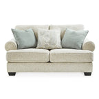 Divanetto due posti in ciniglia beige