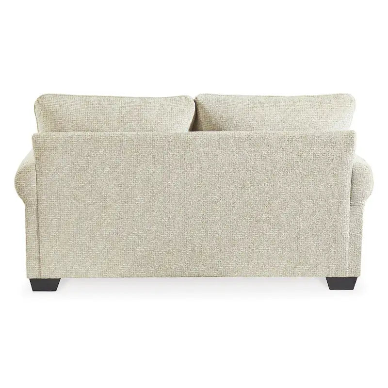 Divanetto due posti in ciniglia beige