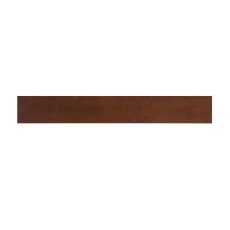 Tavolo Consolle Rettangolare Espresso & Nero, 4 Gambe, Per Utente Singolo – 56"L x 8"W x 30"H