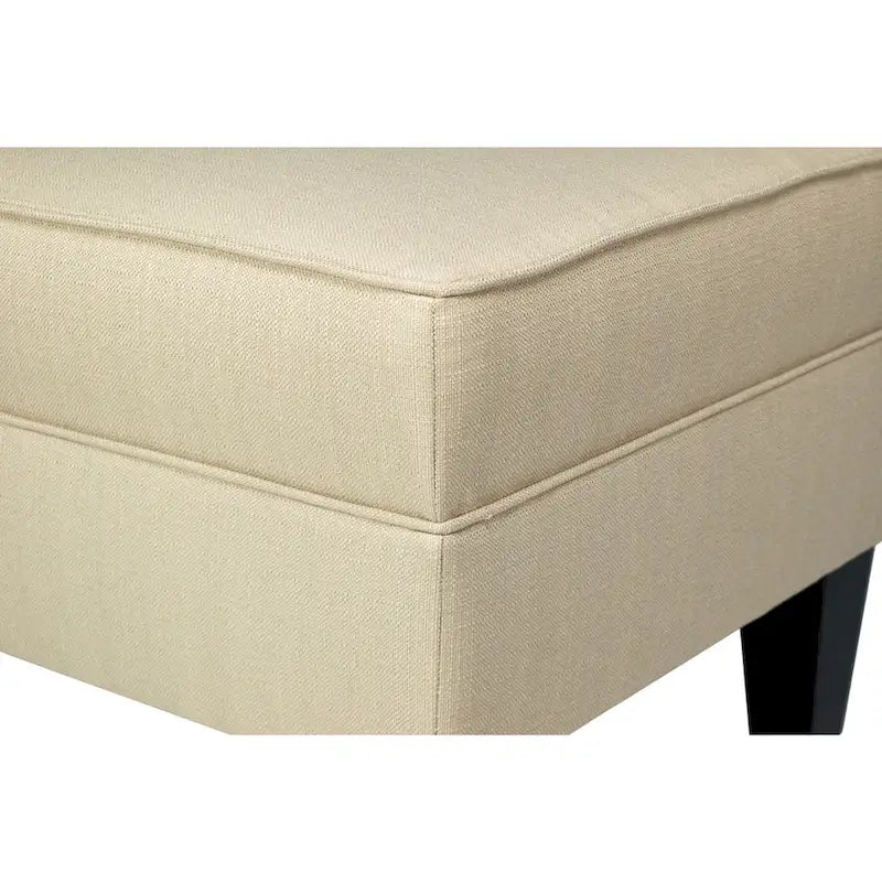 Pouf rettangolare in tessuto color beige/blu/grigio/grigio scuro, 1 posto