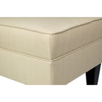 Pouf rettangolare in tessuto color beige/blu/grigio/grigio scuro, 1 posto