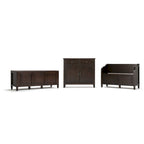 Panca contenitore tradizionale in legno massello, marrone castagna scuro, 2 posti – 107 cm L x 46 cm P x 75 cm H