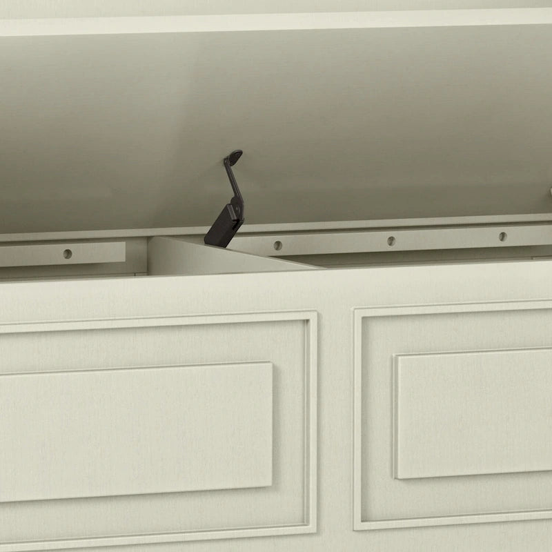 Panca contenitore tradizionale in legno massello, marrone castagna scuro, 2 posti – 107 cm L x 46 cm P x 75 cm H