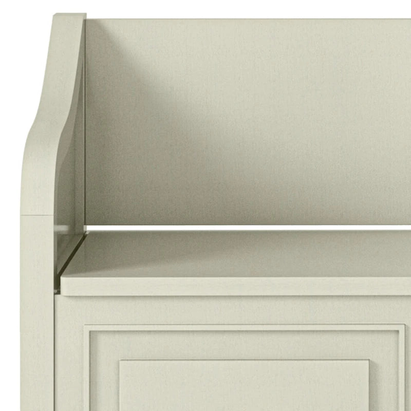 Panca contenitore tradizionale in legno massello, marrone castagna scuro, 2 posti – 107 cm L x 46 cm P x 75 cm H