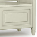 Panca contenitore tradizionale in legno massello, marrone castagna scuro, 2 posti – 107 cm L x 46 cm P x 75 cm H