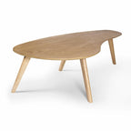 Rovere Naturale / Gambe in Rovere Naturale – Tavolino da Caffè a Reni, Posti 2–4