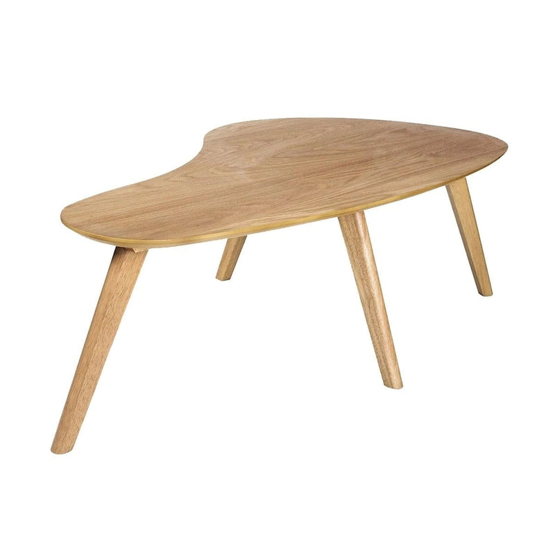 Rovere Naturale / Gambe in Rovere Naturale – Tavolino da Caffè a Reni, Posti 2–4