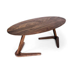 Rovere Naturale / Gambe in Rovere Naturale – Tavolino da Caffè a Reni, Posti 2–4