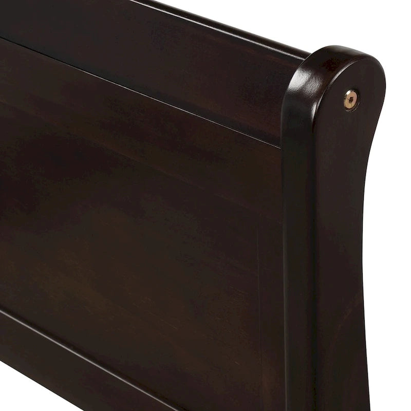 Struttura letto a piattaforma in rovere / bianco / espresso – Singolo, Adatto per 1 persona