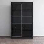 Armadio a 2 ante lucido - Nero / Bianco / Grigio / Wengé, 47 cm o 59 cm