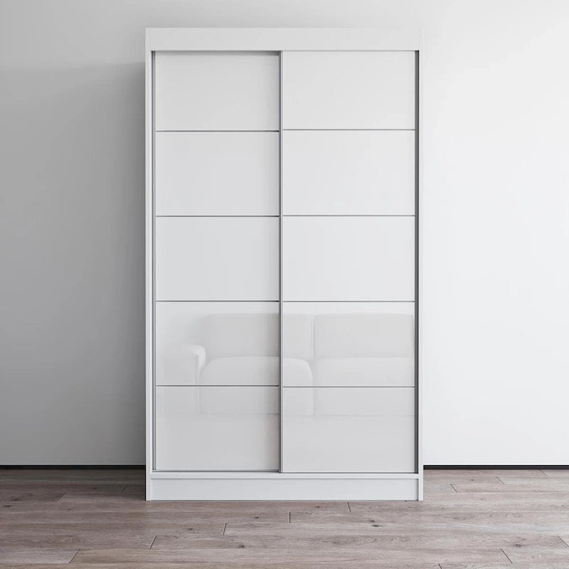 Armadio a 2 ante lucido - Nero / Bianco / Grigio / Wengé, 47 cm o 59 cm