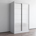 Armadio a 2 ante lucido - Nero / Bianco / Grigio / Wengé, 47 cm o 59 cm