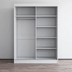 Armadio a 2 ante lucido - Nero / Bianco / Grigio / Wengé, 47 cm o 59 cm
