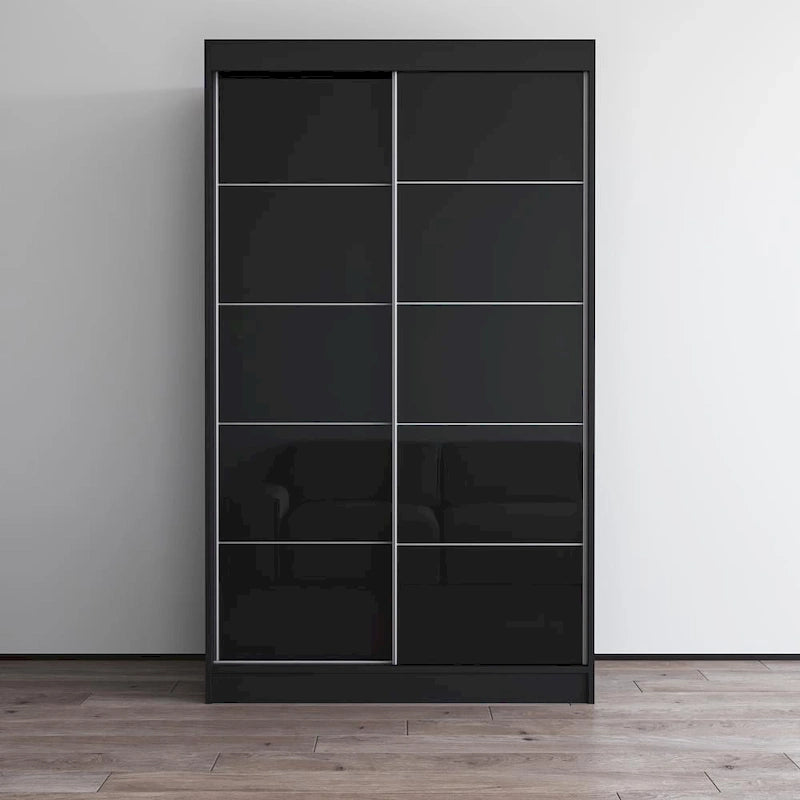 Armadio a 2 ante lucido - Nero / Bianco / Grigio / Wengé, 47 cm o 59 cm