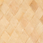 Divanetto/Panca in Rattan Intrecciato Naturale/Bianco, 2 posti, 132 cm (L) x 61 cm (P) x 84 cm (A)