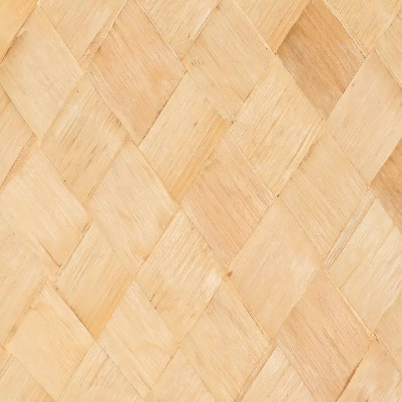 Divanetto/Panca in Rattan Intrecciato Naturale/Bianco, 2 posti, 132 cm (L) x 61 cm (P) x 84 cm (A)