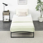 Struttura letto in metallo bianco/nero – 6 o 10 gambe, da una piazza a king size