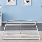 Struttura letto in metallo bianco/nero – 6 o 10 gambe, da una piazza a king size