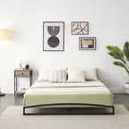 Struttura letto in metallo bianco/nero – 6 o 10 gambe, da una piazza a king size