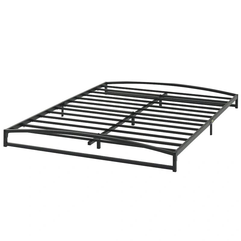 Struttura letto in metallo bianco/nero – 6 o 10 gambe, da una piazza a king size