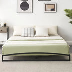 Struttura letto in metallo bianco/nero – 6 o 10 gambe, da una piazza a king size