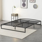 Struttura letto in metallo bianco/nero – 6 o 10 gambe, da una piazza a king size