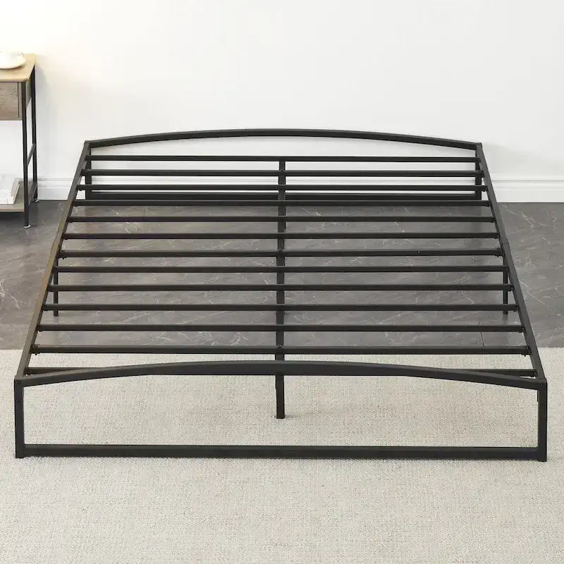 Struttura letto in metallo bianco/nero – 6 o 10 gambe, da una piazza a king size