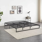Struttura letto in metallo bianco/nero – 6 o 10 gambe, da una piazza a king size