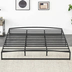 Struttura letto in metallo bianco/nero – 6 o 10 gambe, da una piazza a king size