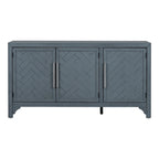Credenza a 3 ante grigio/blu navy – Montaggio a 1 persona