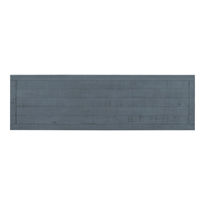 Credenza a 3 ante grigio/blu navy – Montaggio a 1 persona
