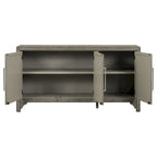 Credenza a 3 ante grigio/blu navy – Montaggio a 1 persona