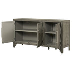 Credenza a 3 ante grigio/blu navy – Montaggio a 1 persona