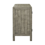 Credenza a 3 ante grigio/blu navy – Montaggio a 1 persona