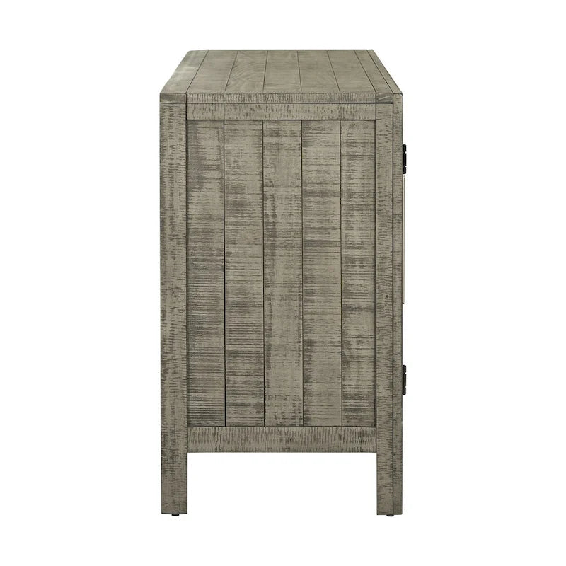 Credenza a 3 ante grigio/blu navy – Montaggio a 1 persona