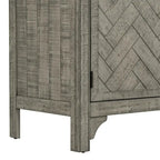 Credenza a 3 ante grigio/blu navy – Montaggio a 1 persona